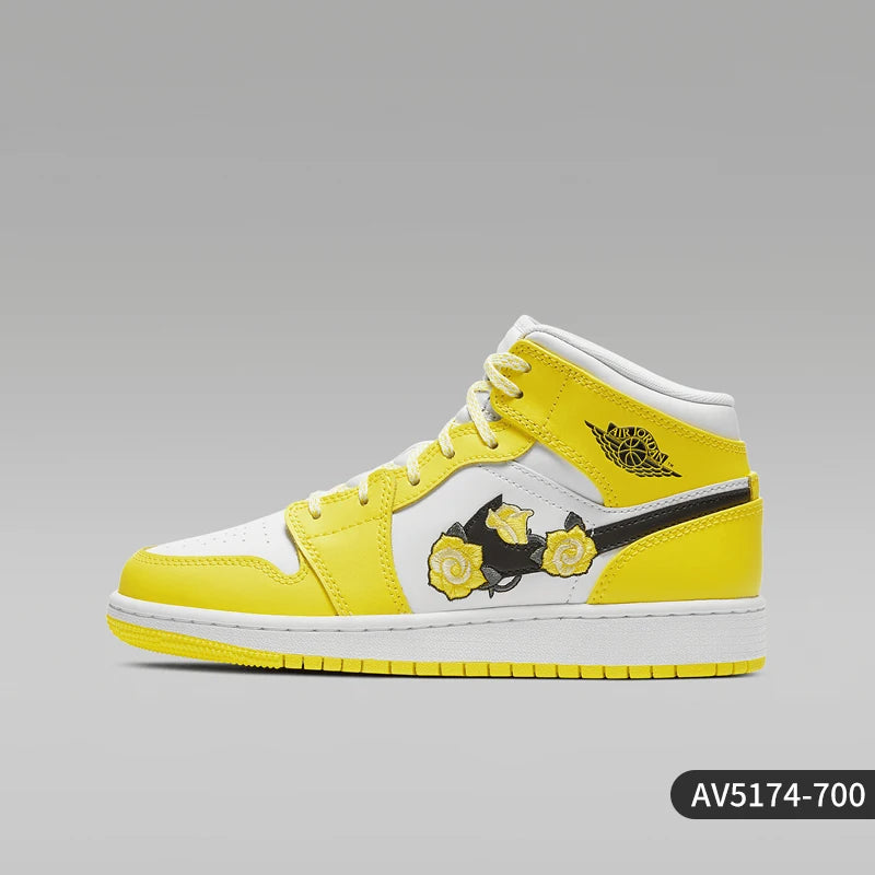 Sneakers Nike Air Jordan 1 Mid SE GS Enfant – Basketball Casual AV5174-700