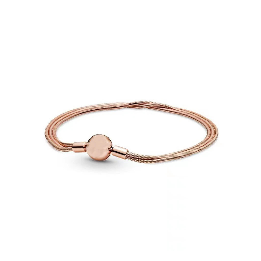 Bracelet Argent 925 Saint-Valentin Amour Romantique - Bijou Femme Multi-Style DIY Haut de Gamme