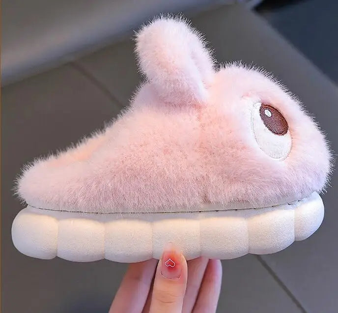 Chaussons Lapin Enfant Fourrés Hiver