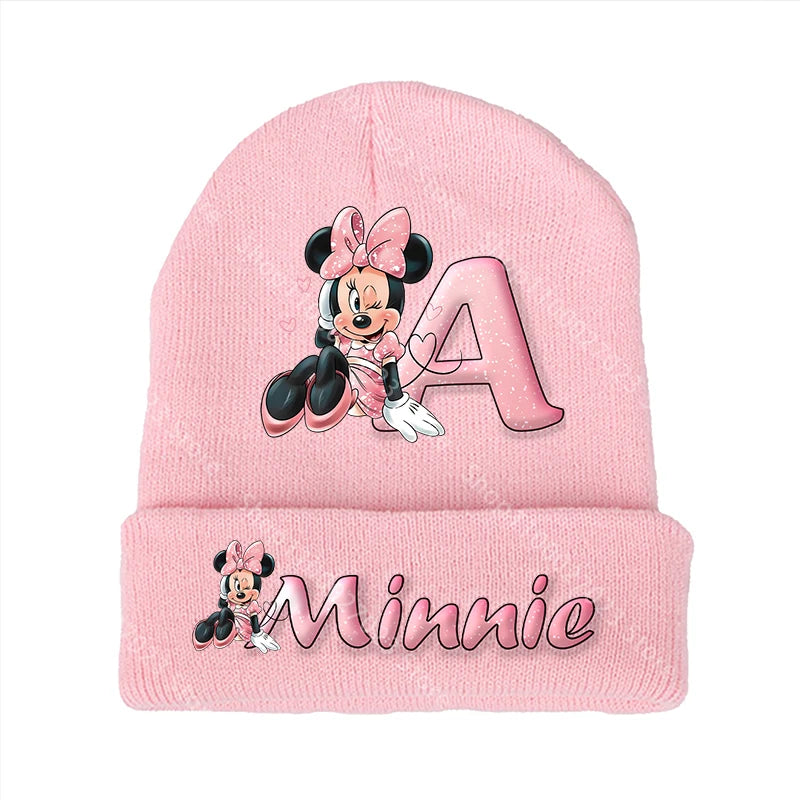 Ensemble Bonnet & Gants Fille Minnie Mouse - Tricot Chaud Disney Hiver