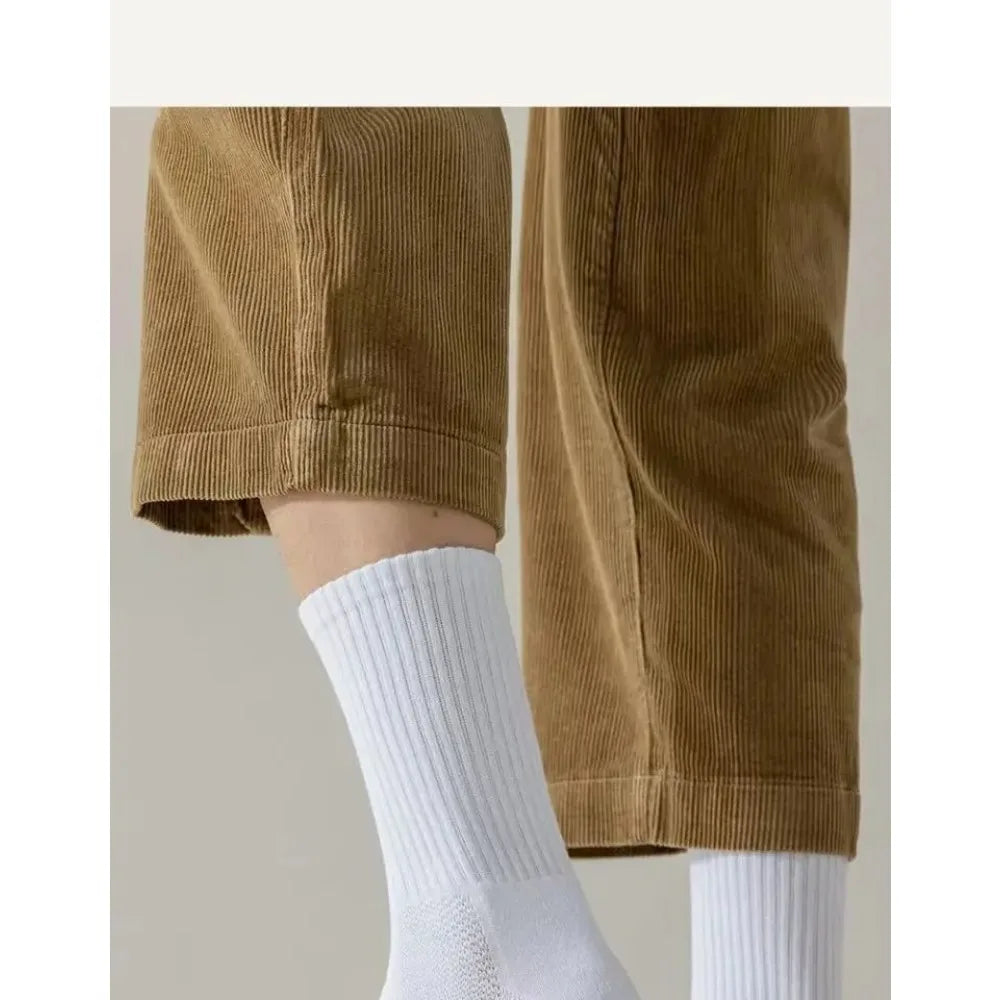 Chaussettes Sport Homme Hiver - Basket Mi-Mollet Coton Épaisses