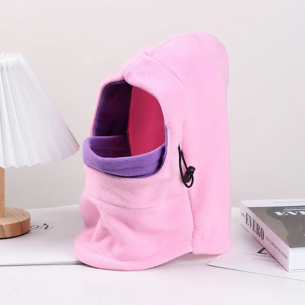 Bonnet Cagoule Ski Enfant - Masque Complet Thermique Polaire Hiver