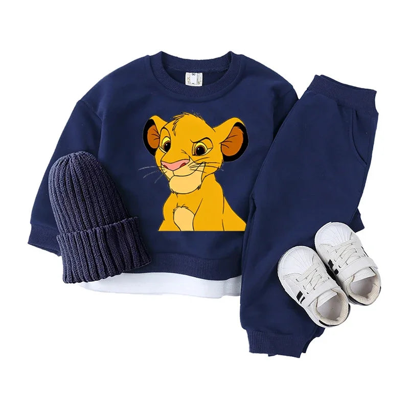 Ensemble Le Roi Lion Bébé 2 Pièces - Sweat + Pantalon 0-5 Ans