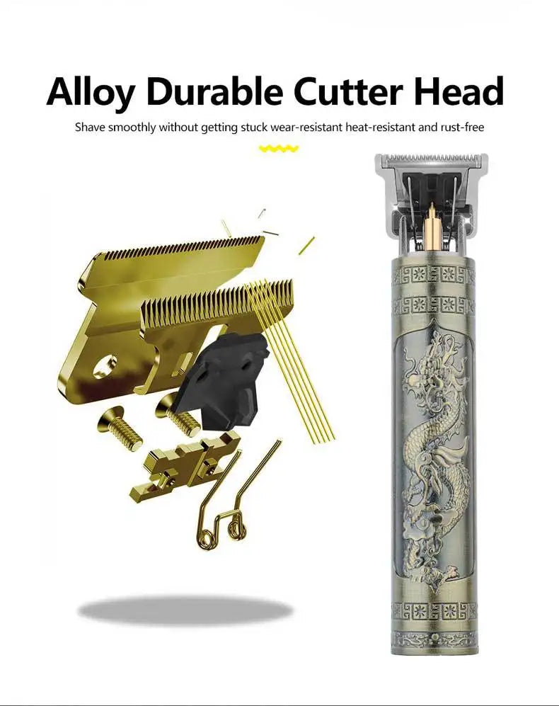 Tondeuse Cheveux Rétro T9 Électrique - Set Complet Barbier Homme Rasoir Zones Sensibles Pro Lence