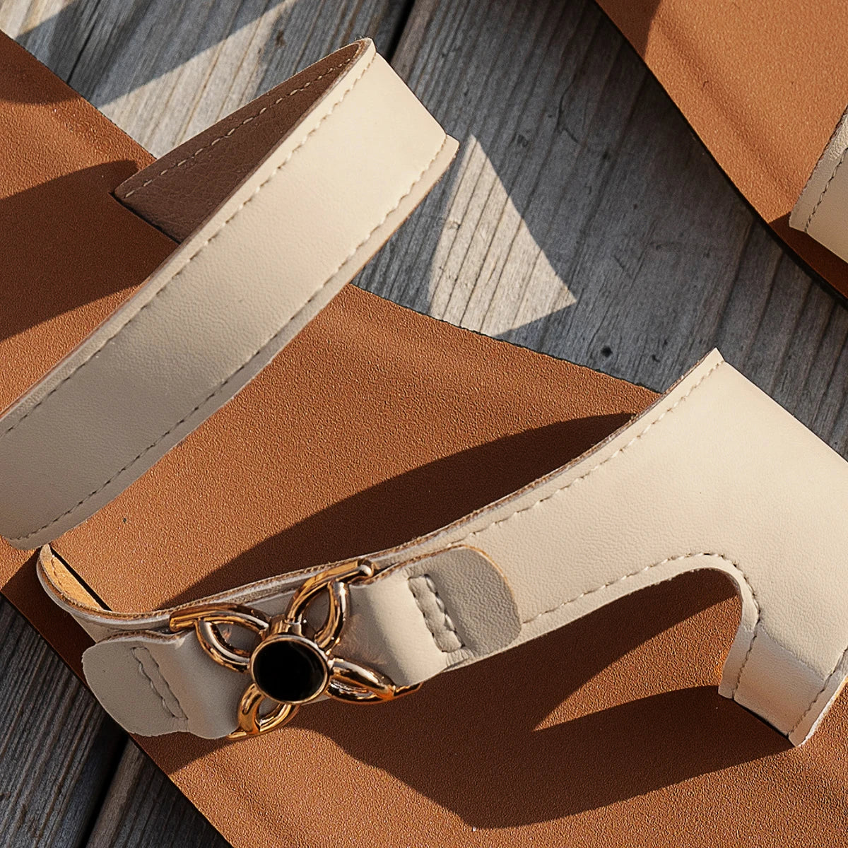 Sandales Femme Slip-On Plage - Semelle Souple Polyuréthane Intérieur/Extérieur