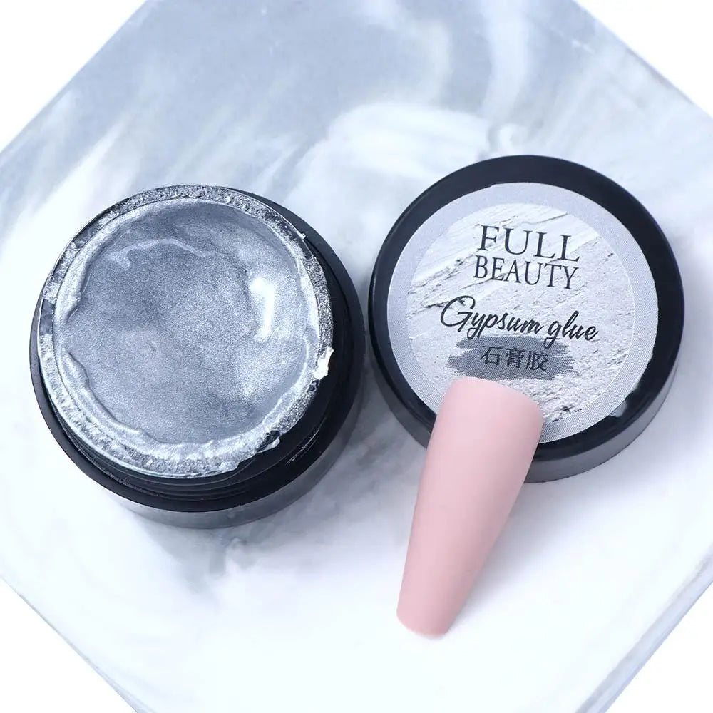 Gel Plâtre Ongles Accessoires Manucure Nail Art Vernis Décoration 3D Texture Sable Gypse Gel Polish Laque