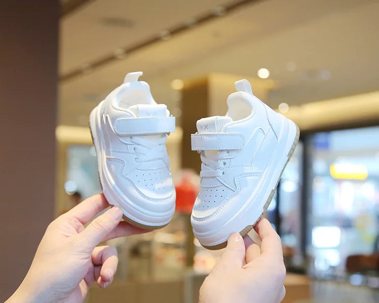 Chaussures Blanches Enfant - Baskets Légères Antidérapantes Printemps Automne
