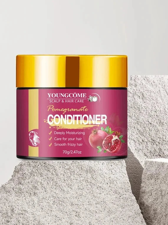 Après-Shampooing Aloé Grenade YOUNGCOME - Adoucit Lisse Cheveux Répare Nourrit Hydratation Profonde Contrôle Frisottis