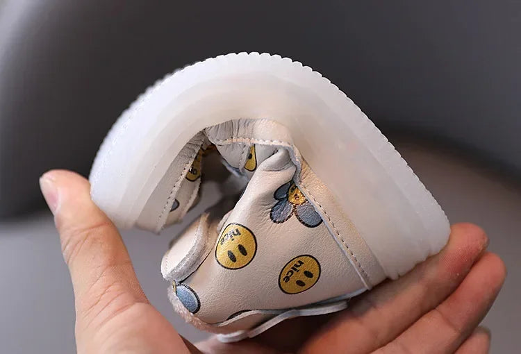 Baskets Mickey Mouse Lumineuses Enfant - Chaussures Sport LED Disney