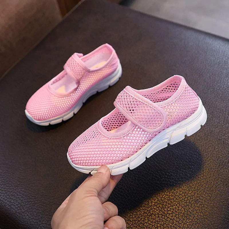 Sandales Enfant Été Respirantes Noires - Chaussures Légères Antidérapantes  7-12 ans