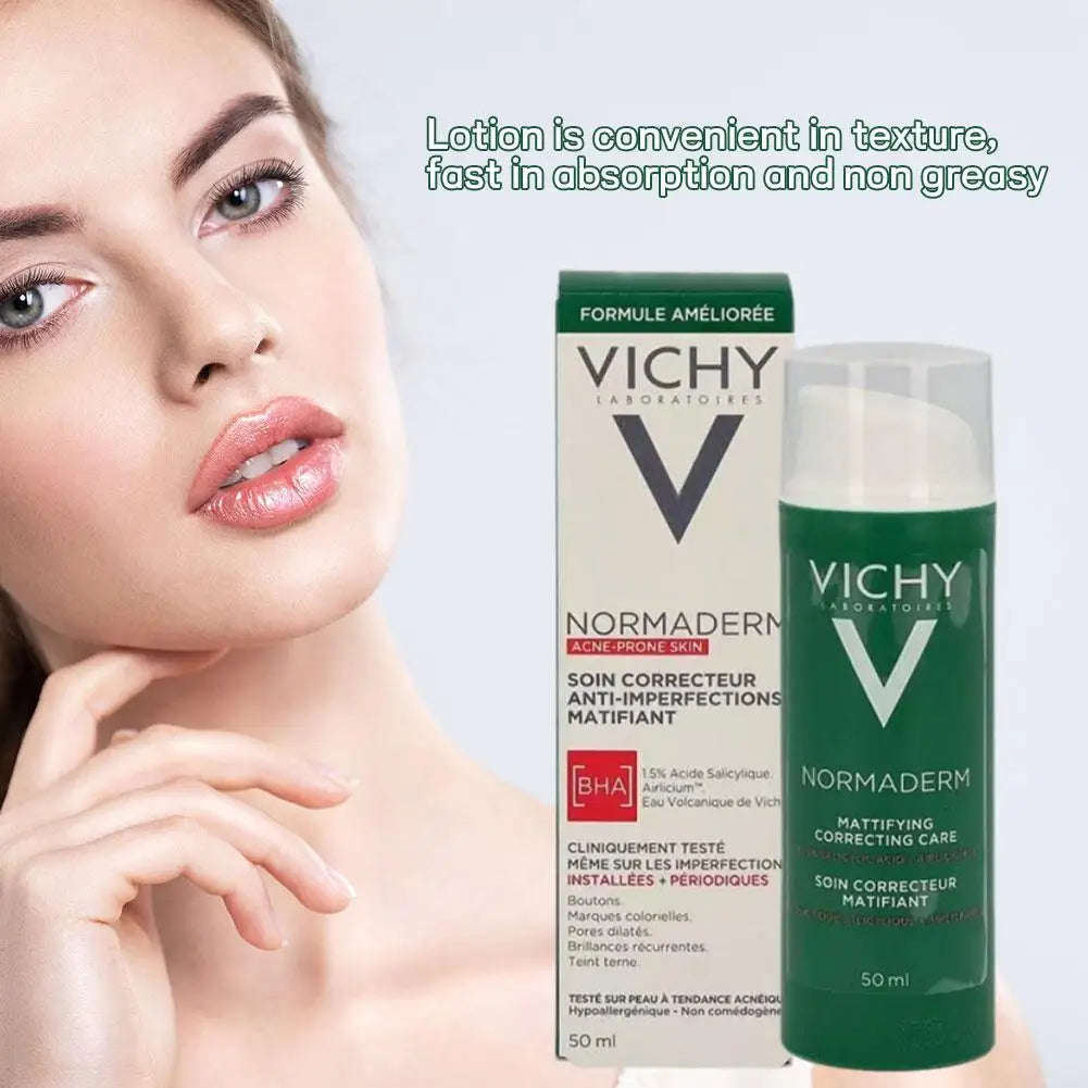 Lait Hydratant Corps Visage Vichy - Améliore Élasticité Raffermissant Doux Éclaircissant Anti-Terne Contrôle Sébum