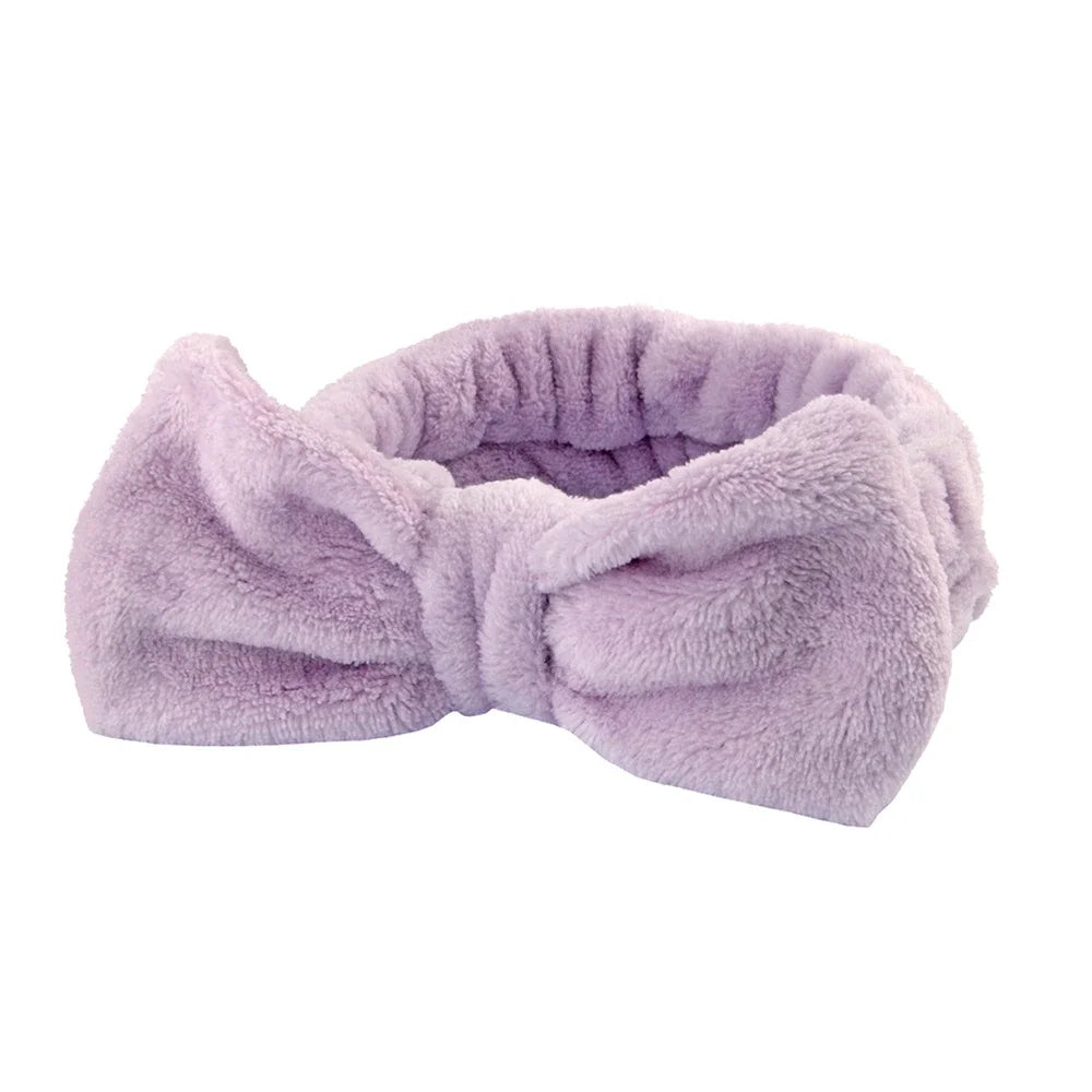 Lot 3pcs Bandeau Spa Serre-Tête Bracelet Lavage Visage - Microfibre Maquillage Serviette Cheveux Absorbant Poignet