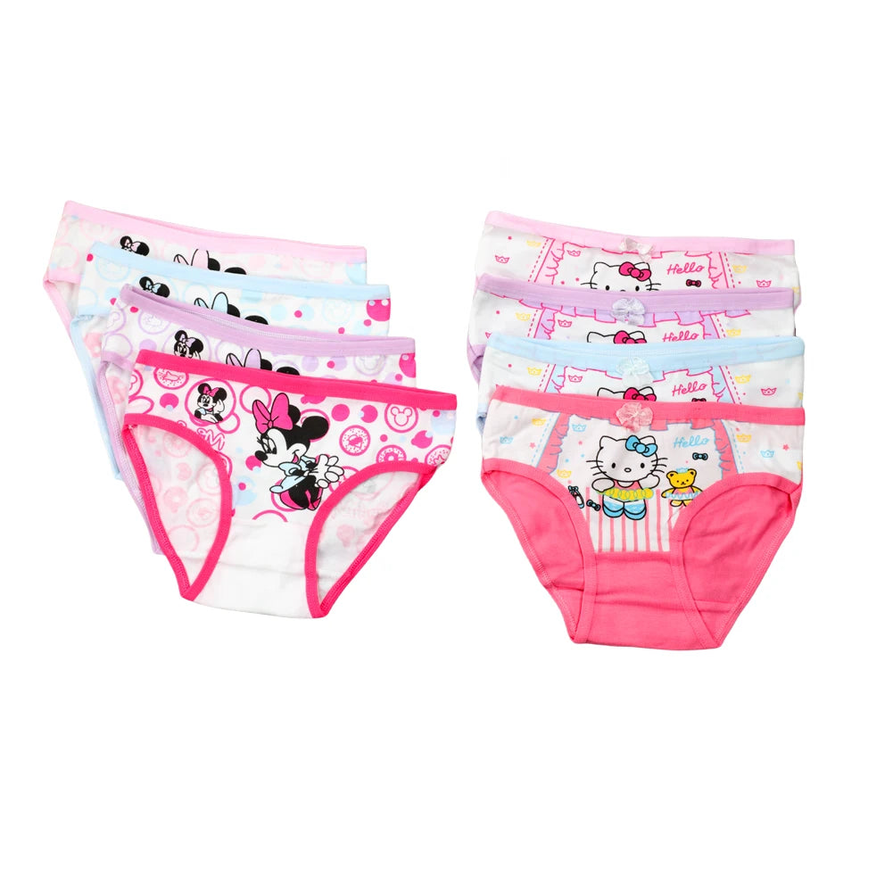 Lot 2 Culottes Fille Minnie Coton - Sous-Vêtements Enfant