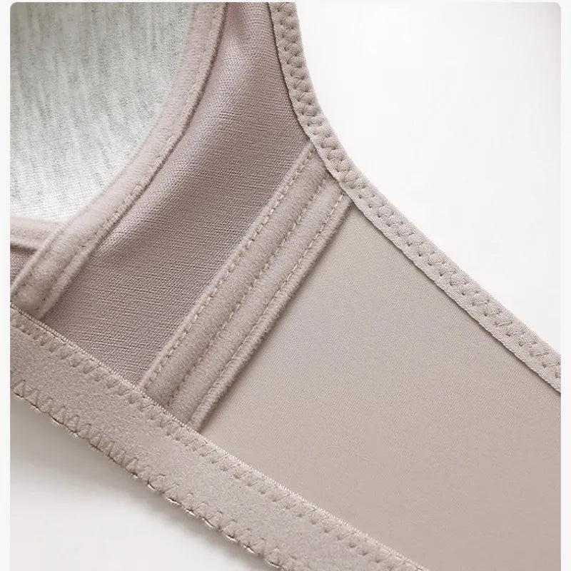 Soutien-Gorge Grande Taille Sans Armature Femme - Brassière Respirante Rassemblante | Bretelles Ajustables