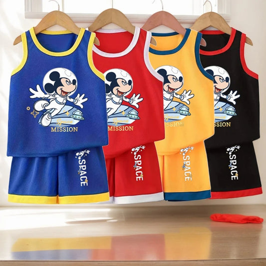 Ensemble Mickey Basket Garçon Été