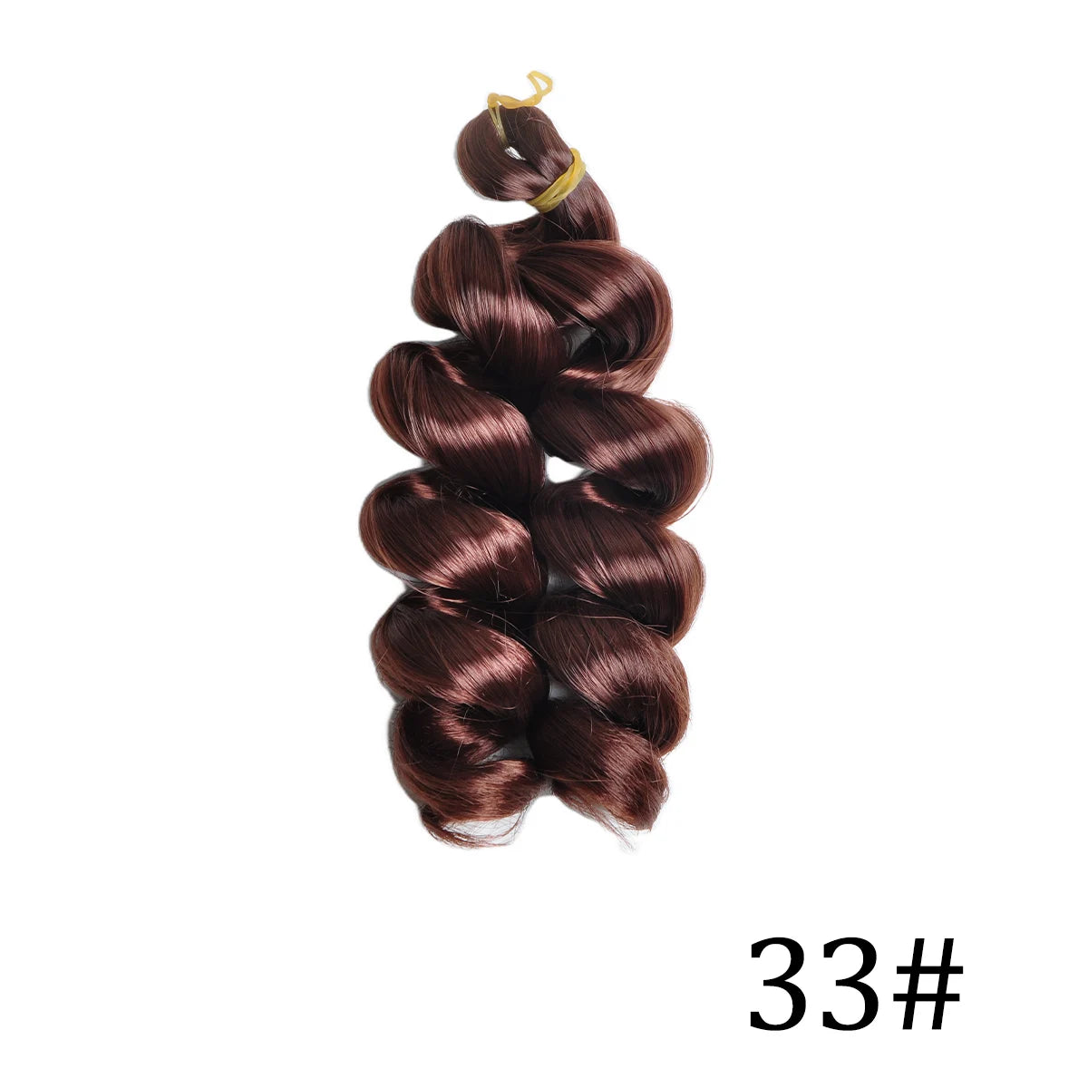 Extension Tresses French Curly Pré-Étirées - Mèches Synthétiques Bouncy Légères Easy Braid Ondulées