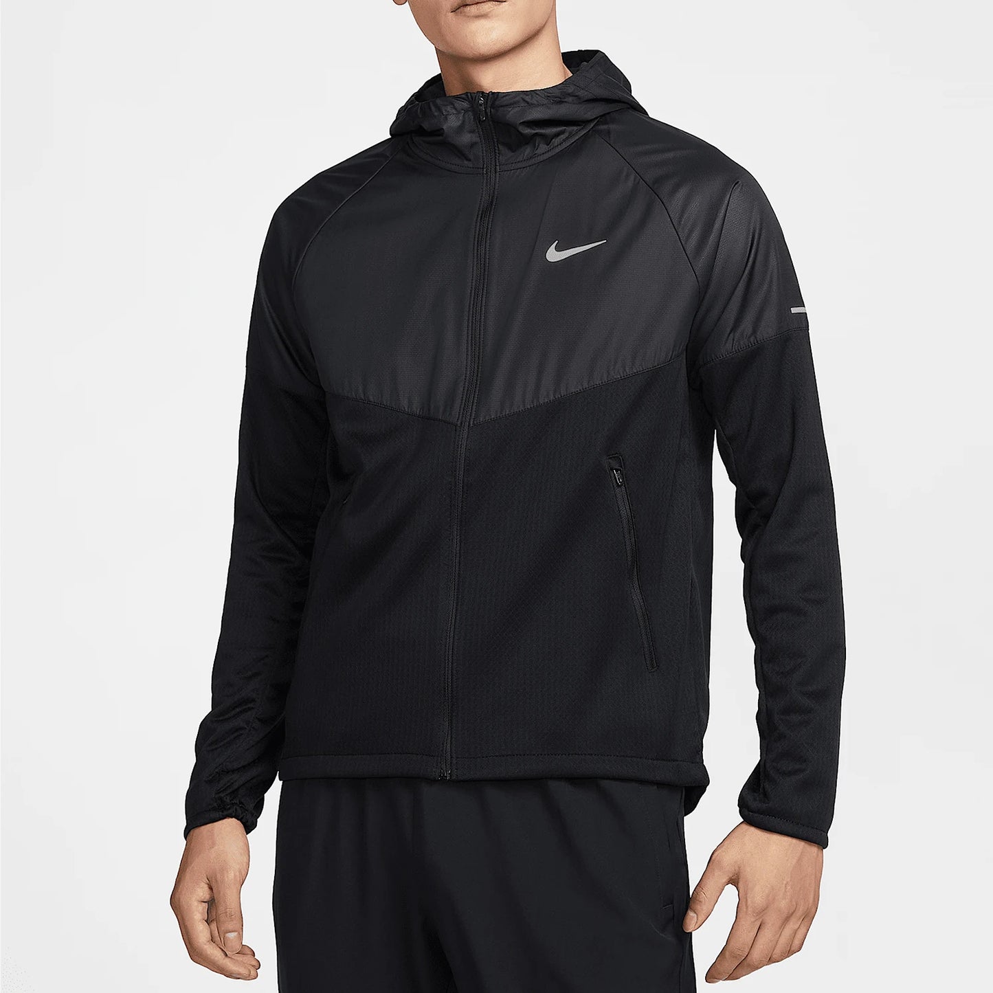 Veste Nike Therma-FIT Homme Running Capuche FZ1112-010 - Veste Sport Tissée