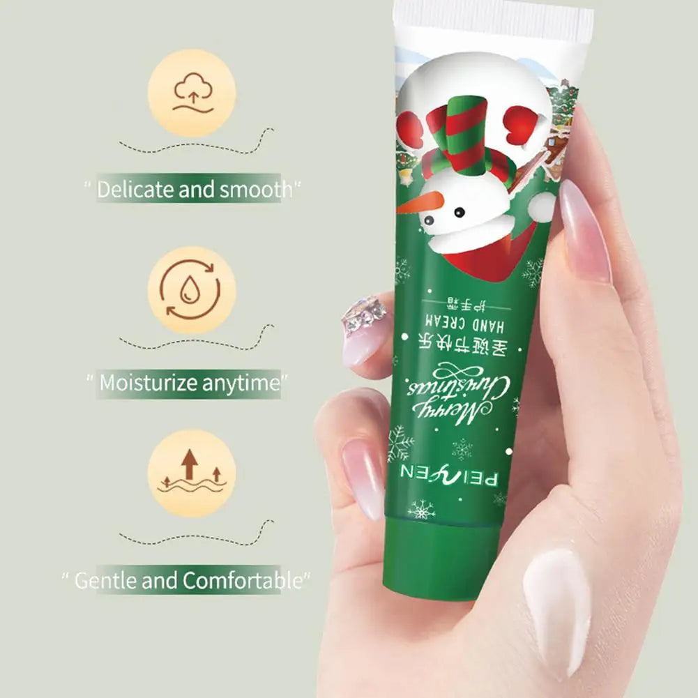 Coffret Crèmes Mains Noël - Hydratantes Rafraîchissantes Nourrissantes Soin Mains Festif