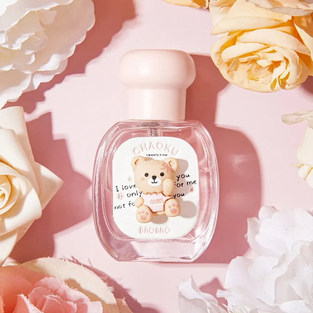 25ml Bear Perfume Women Girls Fruity Floral - Sweet Long-Lasting Eau de Parfum Daily Gift
