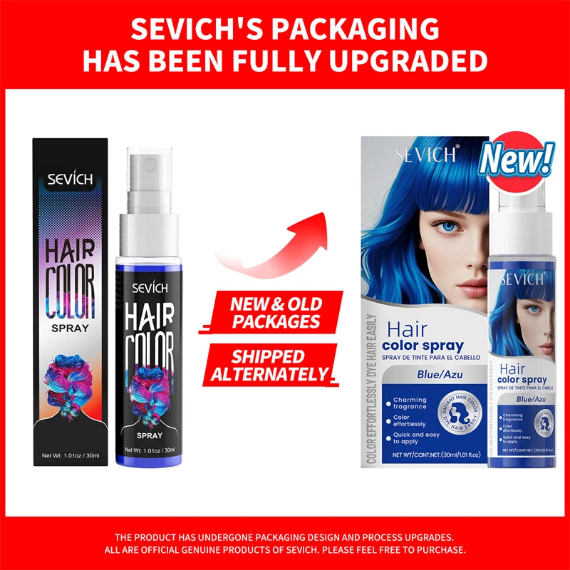 Spray Colorant Cheveux Temporaire - Teinture Longue Tenue Cheveux Barbe Coloration Éphémère Crème Coiffage