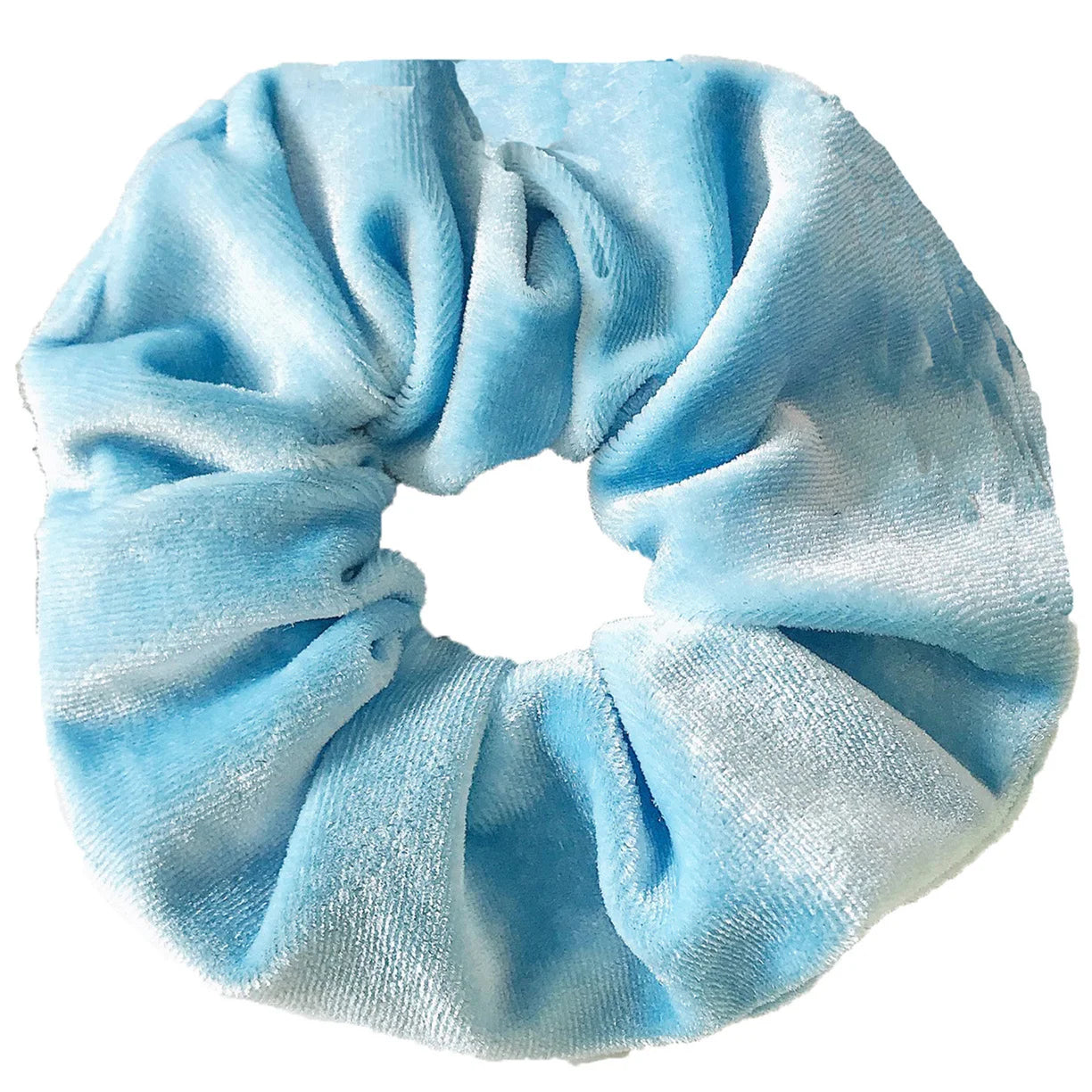 Lot 10/6/1pc Chouchous Cheveux Velours Femme - Élastiques Bandeau Couleur Unie Noir Accessoires Cheveux Doux