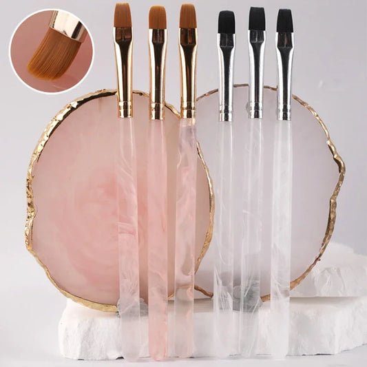 Pinceau Nail Art Motifs Photothérapie Acrylique Ongles UV Gel Extension Builder Coating Peinture DIY Manucure Accessoires