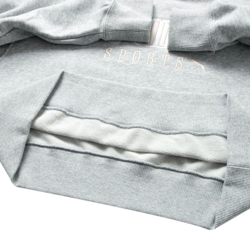 Sweatshirt Femme PUMA Team Oversized Crew – Coton, Running & Casual