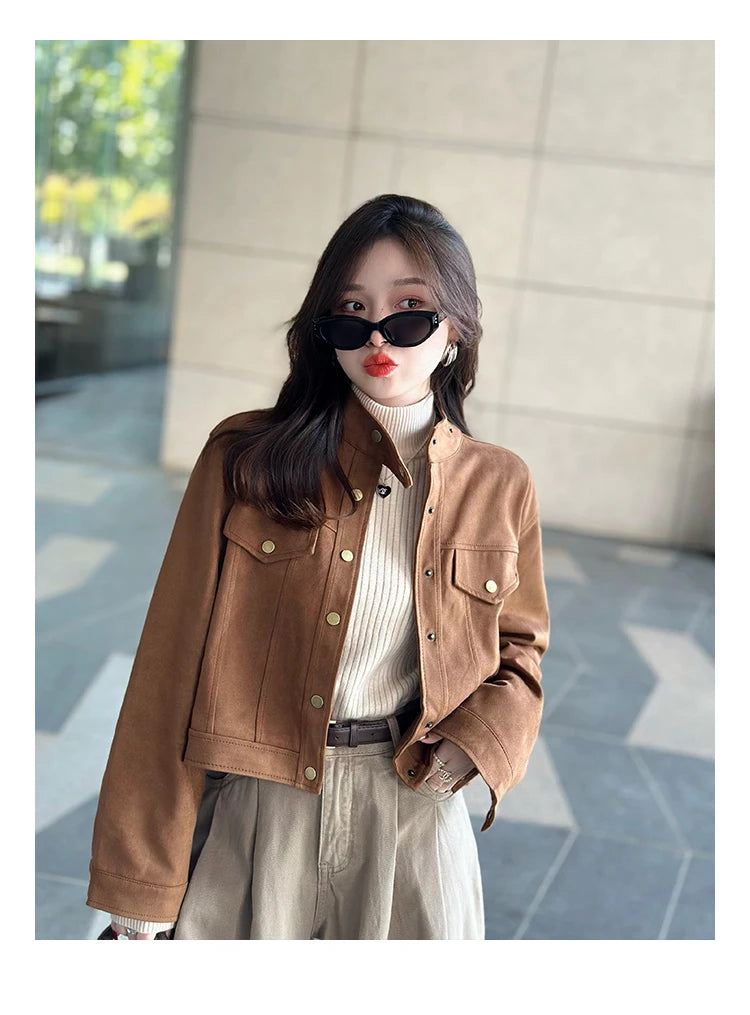 Pull Col Roulé Femme Hiver 2025 - Doublure Velours Épais Thermique Rétro