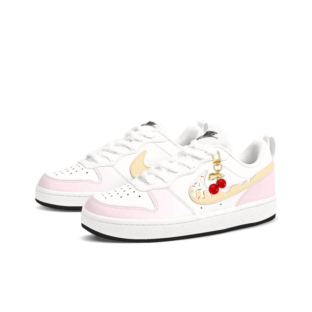 Sneakers Nike Court Borough Cherry Cake Femme – Skate Basse Unisexe