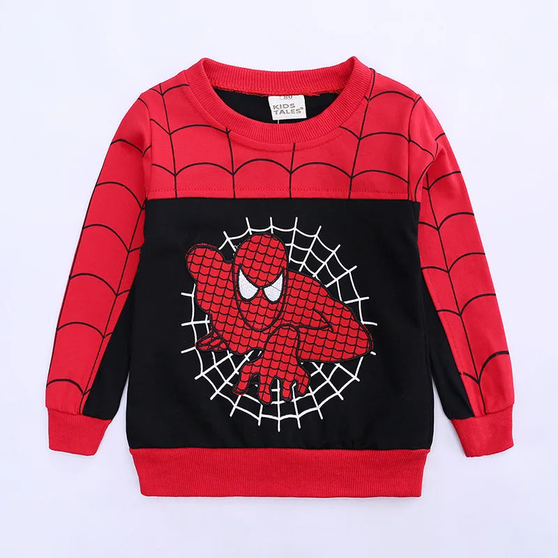 Ensemble Spiderman Garçon 3 Pièces - Gilet Capuche + T-shirt + Pantalon
