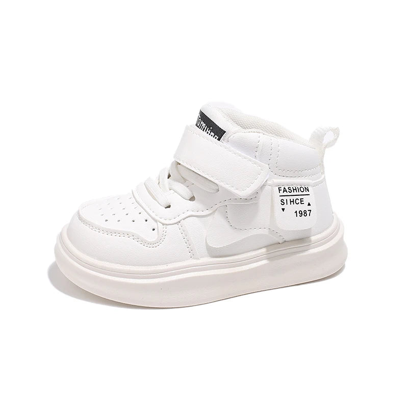 Chaussures Basketball Enfant Mi-Montantes - Baskets Sport Respirantes Semelle Souple