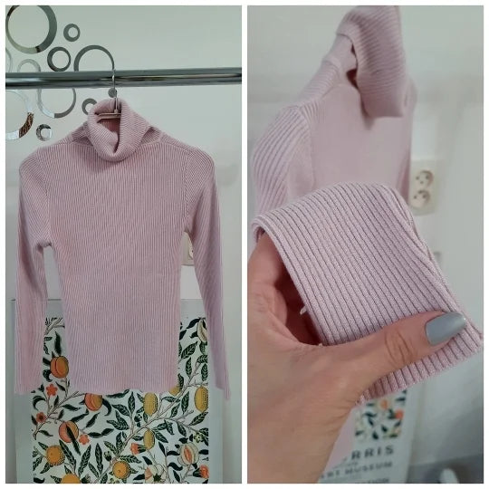 Pull Col Roulé Femme Automne Hiver 2024 - Cachemire Tricoté Doux Basique