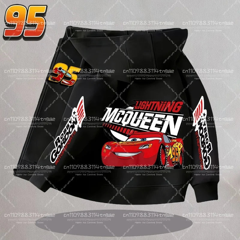 Veste à Capuche Garçon Cars Flash McQueen