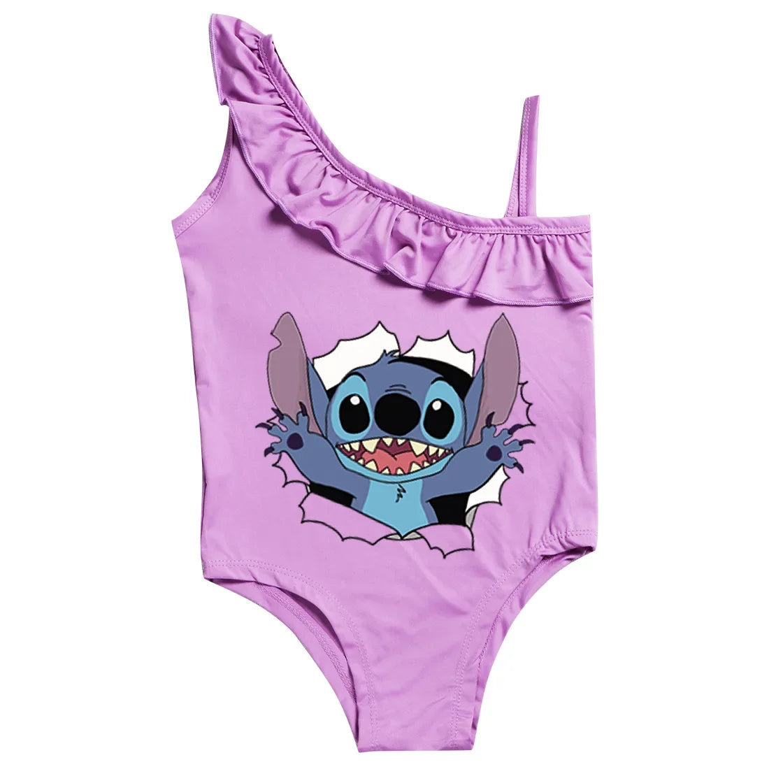 Maillot de Bain Fille Lilo & Stitch Une Pièce Rose - Princesse 3-10 ans
