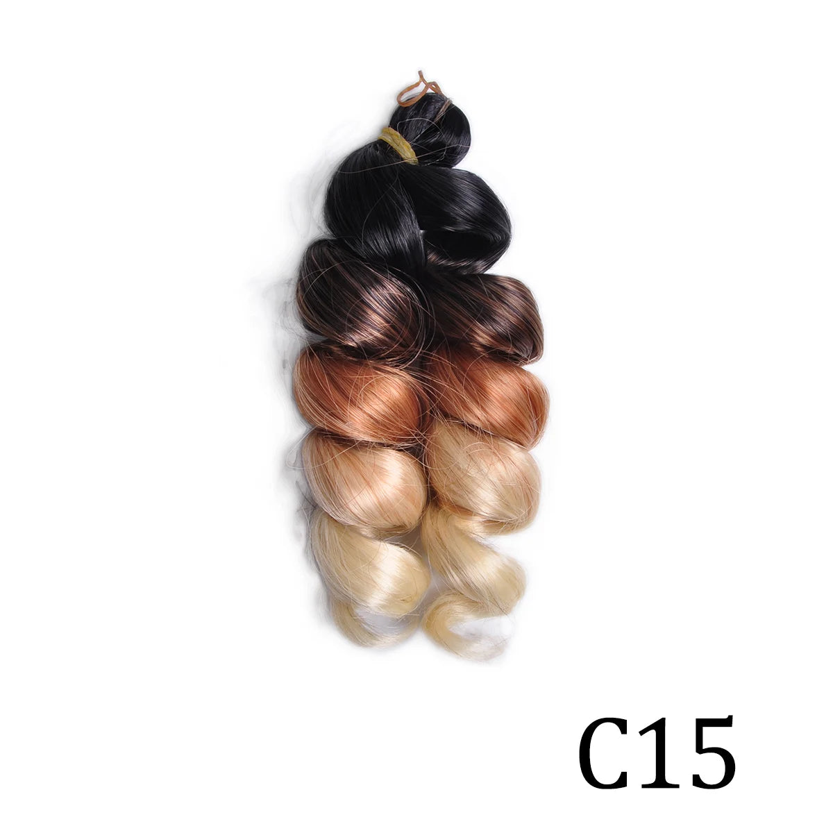 Extension Tresses French Curly Pré-Étirées - Mèches Synthétiques Bouncy Légères Easy Braid Ondulées