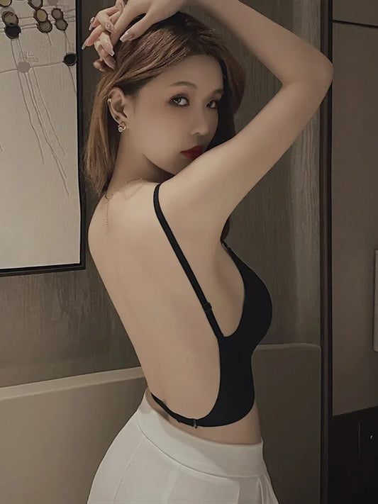 Soutien-Gorge Invisible Push-Up Dos Nu - Décolleté Plongeant Mariage