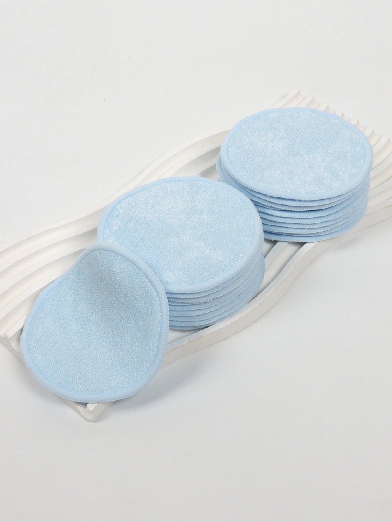 Lot 5/10/20 Disques Démaquillants Réutilisables - Cotons Lavables Nettoyage Visage Éponge Lingettes Écologiques Zéro Déchet