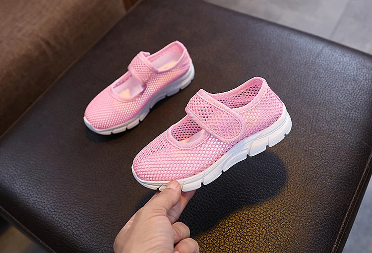 Sandales Enfant Été Respirantes Noires - Chaussures Légères Antidérapantes  7-12 ans