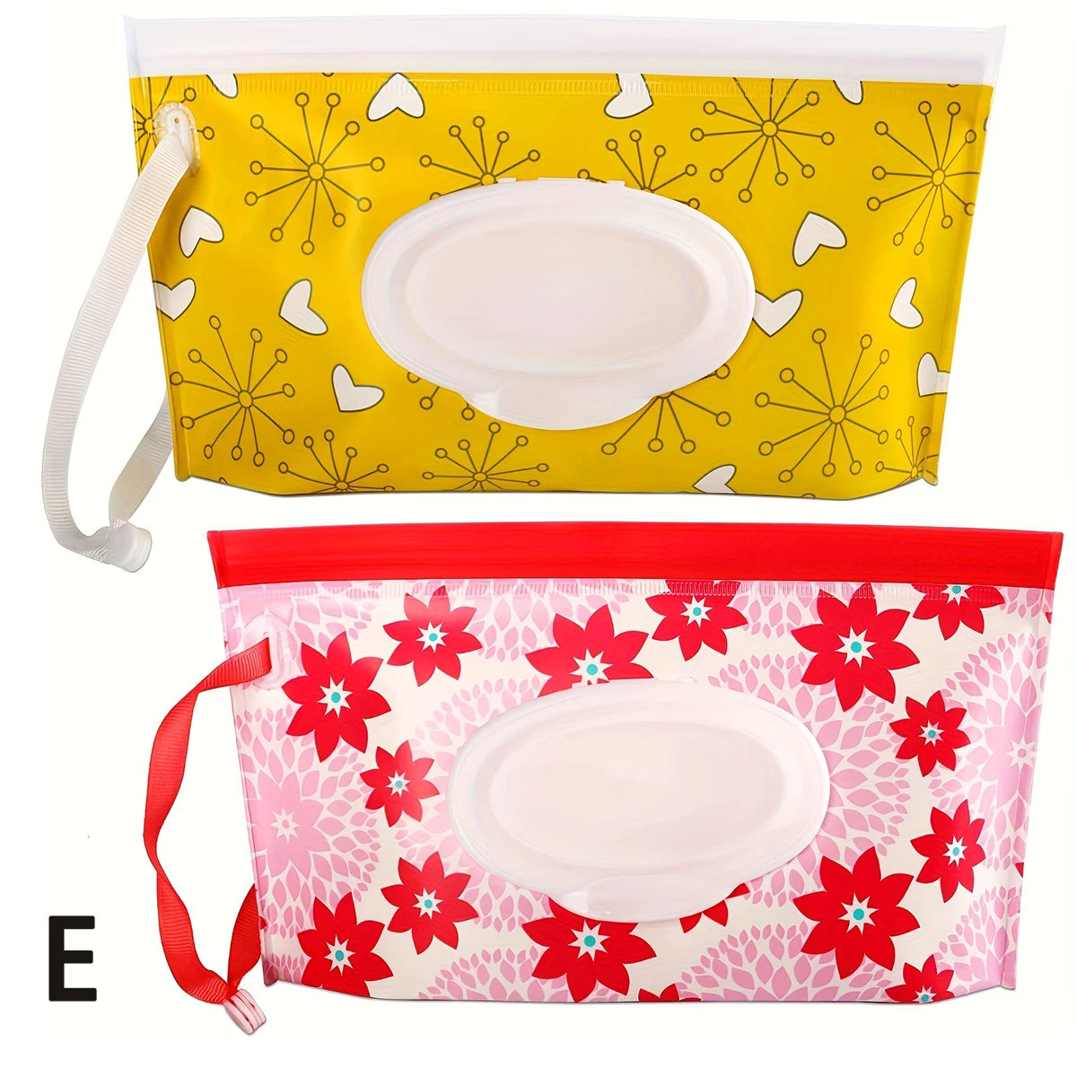 Étui Lingettes Bébé Voyage - Porte-Mouchoirs Sac Rangement Lingettes Humides Réutilisable Pochette Masques Mouchoirs