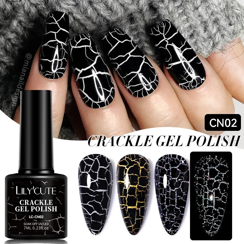 Vernis Gel LILYCUTE Ancora Red Automne Hiver - Semi-Permanent Soak Off UV LED Manucure Nail Art