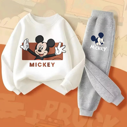 Ensemble 2 Pièces Garçon Disney Mickey - Sweat + Pantalon Sportswear - Printemps Automne