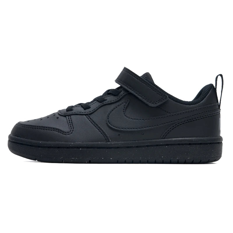 Baskets Enfant Nike Court Borough Low Recraft – Cuir, Velcro, Basse, Casual