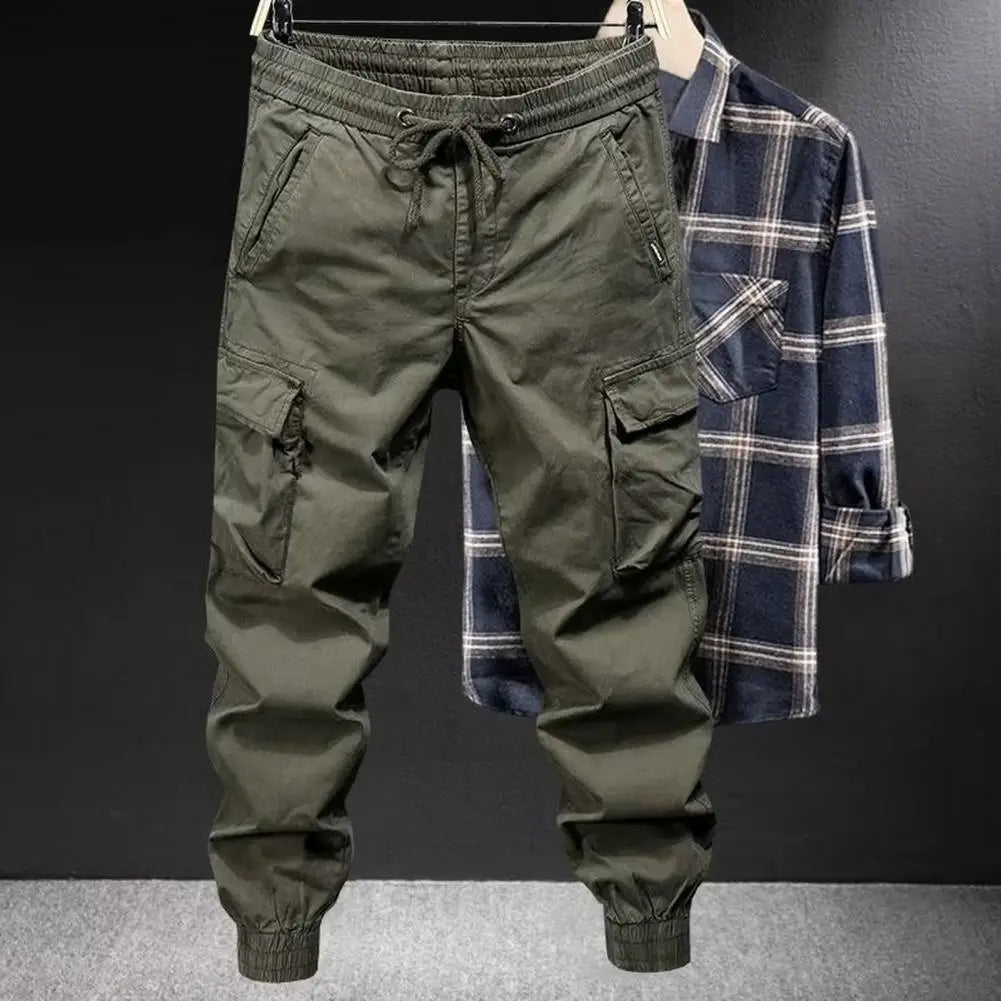 Pantalon Cargo Homme Coton - Style Militaire Streetwear