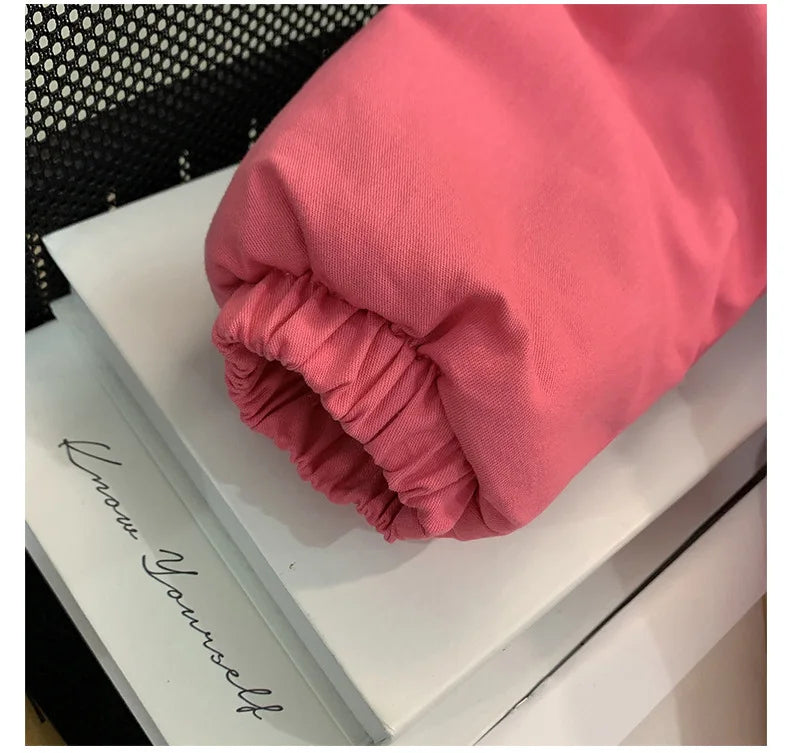 Manteau Enfant Hiver Peluche Épais - Parka Coupe-Vent Garçon Fille Longueur Moyenne - Veste Chaude