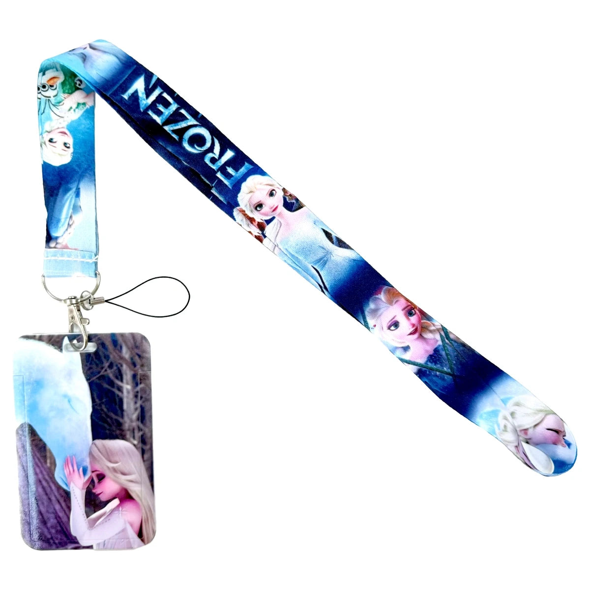 Lanière Tour de Cou Anime - Porte-Clés Badge ID Carte Crédit Téléphone Accessoire Charm Kawaii