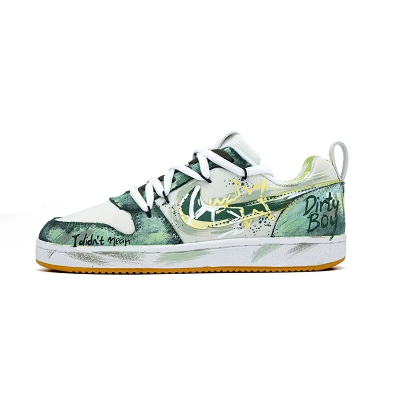 Nike Court Borough PRM – Baskets Homme Graffiti Déconstruit Édition Party Star