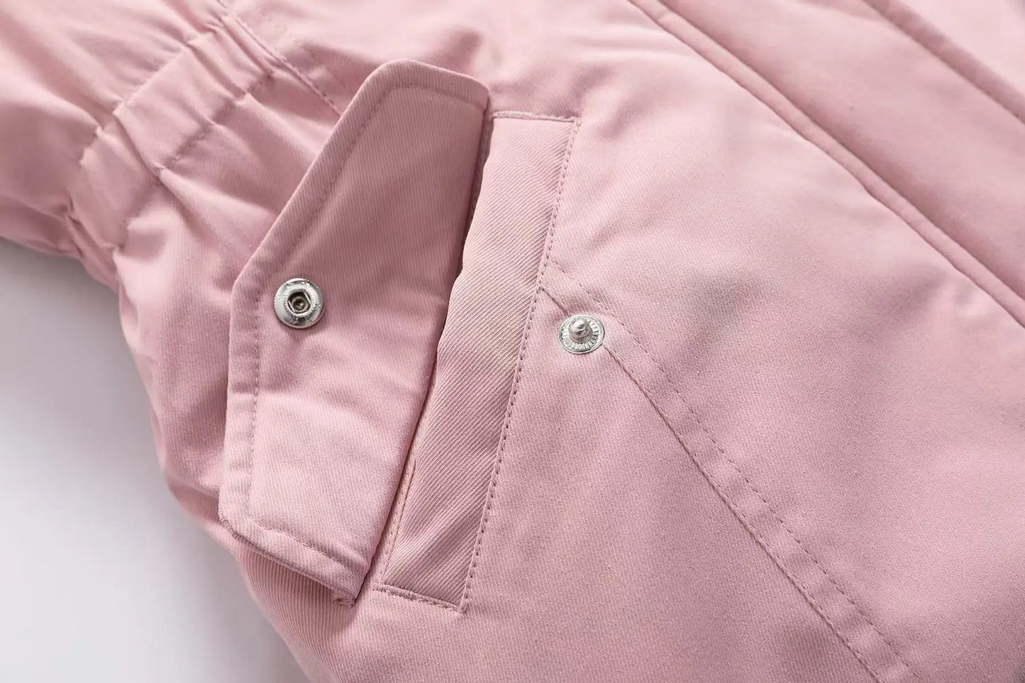 Parka Fille Hiver Longue Capuche Fourrure - Manteau Chaud Rembourré Taille Marquée 9-10 Ans