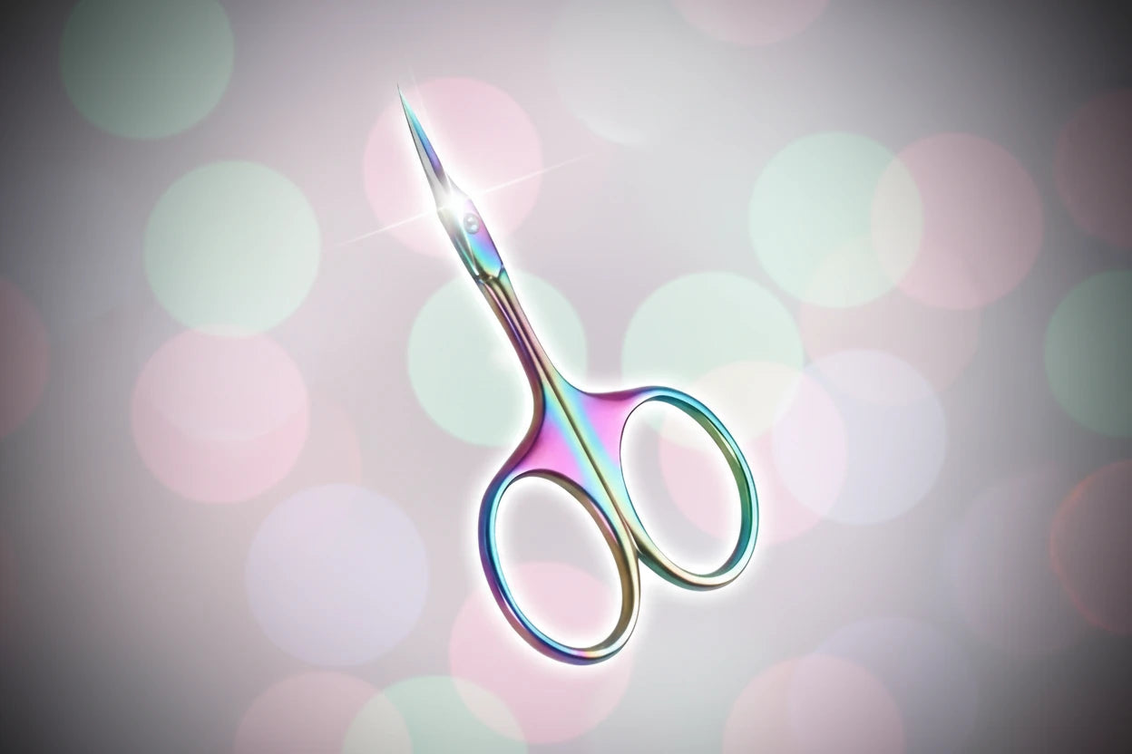 Ciseaux Cuticules Courbés Professionnels Homme Femme - Outil Soin Ongles Multifonction Manucure Pédicure Précision