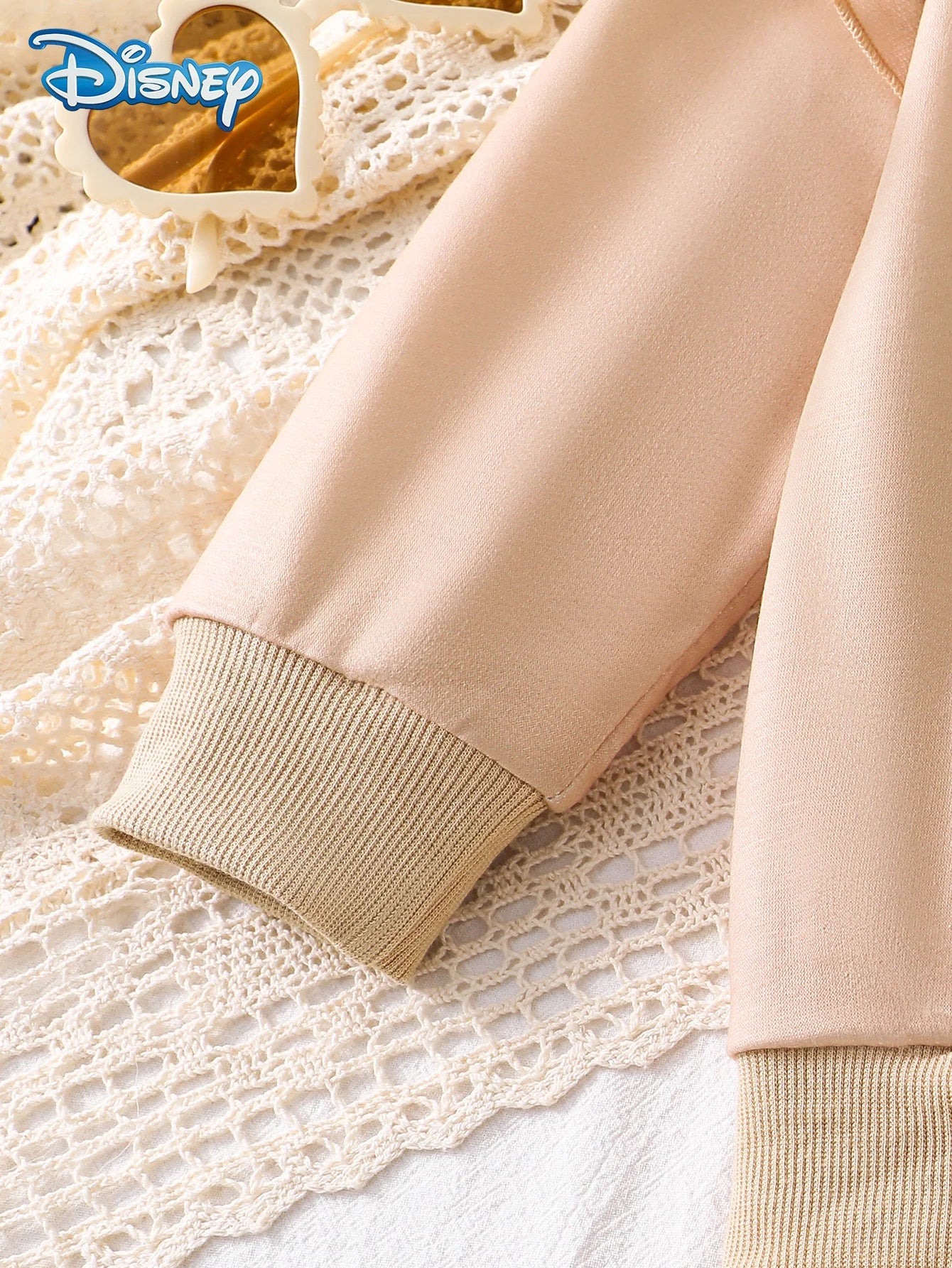 Ensemble Bébé Fille Mickey Mouse Disney - Sweat Léopard + Pantalon Pattes d'Éléphant Automne Hiver