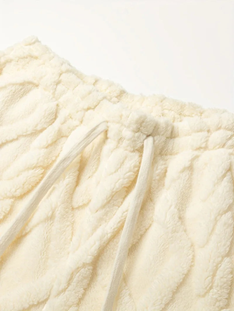 Pantalon Homme Polaire Motif Géométrique - Hiver Chaud